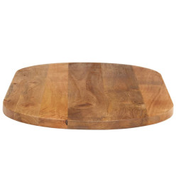 Dessus de table 100x40x2,5 cm ovale bois massif de manguier