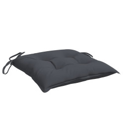 Coussins de chaise 2 pcs anthracite 50x50x7 cm tissu oxford