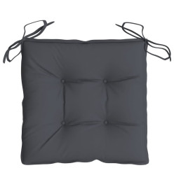 Coussins de chaise 2 pcs anthracite 50x50x7 cm tissu oxford