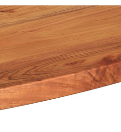 Dessus de table 120x60x2,5 cm ovale bois massif d'acacia