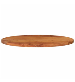 Dessus de table 100x40x3,8 cm ovale bois massif d'acacia