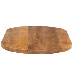 Dessus de table 110x40x3,8 cm ovale bois massif de manguier