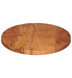 Dessus de table 90x40x3,8 cm ovale bois massif d'acacia