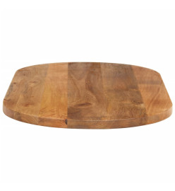 Dessus de table 120x50x3,8 cm ovale bois massif de manguier