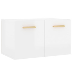 Armoire murale Blanc brillant 60x36,5x35 cm Bois d'ingénierie