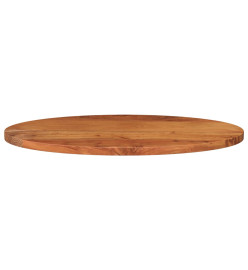 Dessus de table 110x50x3,8 cm ovale bois massif d'acacia