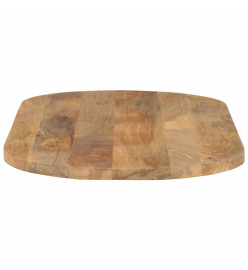 Dessus de table 110x50x3,8 cm ovale bois massif de manguier