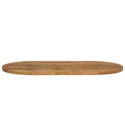 Dessus de table 100x40x3,8 cm ovale bois massif de manguier