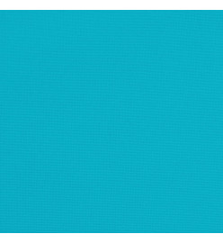 Coussins de chaise 4 pcs turquoise 40x40x7 cm tissu