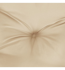 Coussins de palette lot de 6 beige 50x50x7 cm tissu oxford