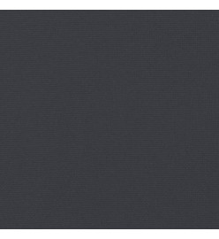 Coussins de palette lot de 2 noir 50x50x7 cm tissu oxford