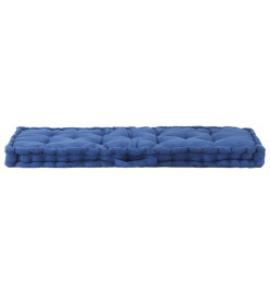 Coussins de plancher de palette 2 pcs Coton Bleu clair