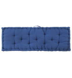 Coussins de plancher de palette 2 pcs Coton Bleu clair
