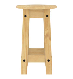 Tabourets de bar lot de 2 bois massif de pin