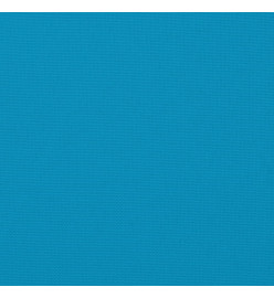 Coussins de chaise à dossier bas lot de 6 bleu clair