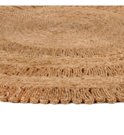 Tapis Jute tressé à la main 150 cm Rond