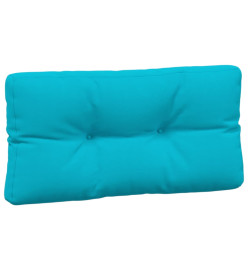 Coussins de palette lot de 3 turquoise tissu