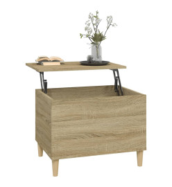 Table basse Chêne sonoma 60x44,5x45 cm Bois d'ingénierie