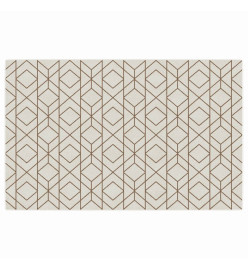 Tapis à poils courts multicolore 190x300 cm antidérapant