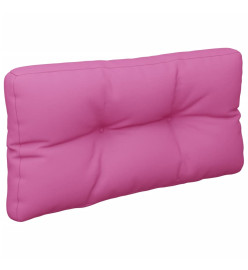 Coussins de palette 2 pcs rose tissu