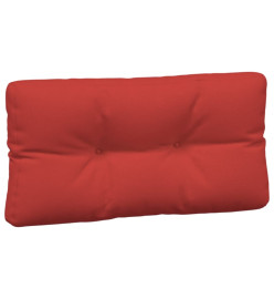 Coussins de palette 3 pcs rouge tissu