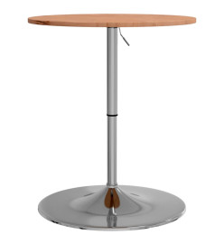 Table de bar Ø60x89,5 cm bois massif de hêtre