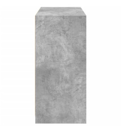 Garde-robe gris béton 77x48x102 cm bois d'ingénierie