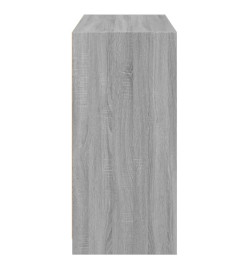 Garde-robe sonoma gris 77x48x102 cm bois d'ingénierie