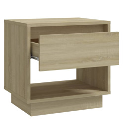 Tables de chevet 2 pcs Chêne sonoma 45x34x44 cm Aggloméré