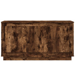 Buffet chêne fumé 102x35x55 cm bois d'ingénierie