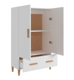 Buffet Blanc 70x31x115 cm Bois d'ingénierie