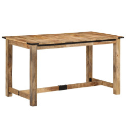 Table à manger 140x70x75 cm bois de manguier massif