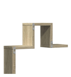 Étagère murale chêne sonoma 104,5x10x43 cm bois d'ingénierie