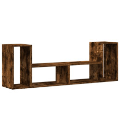 Meubles TV 2 pcs chêne fumé 75x30x50 cm bois d'ingénierie