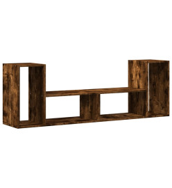 Meubles TV 2 pcs chêne fumé 75x30x50 cm bois d'ingénierie