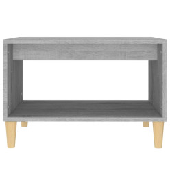 Table basse Sonoma gris 60x50x40 cm Bois d'ingénierie