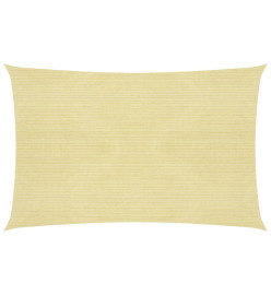 Voile d'ombrage 160 g/m² Beige 2,5x3,5 m PEHD