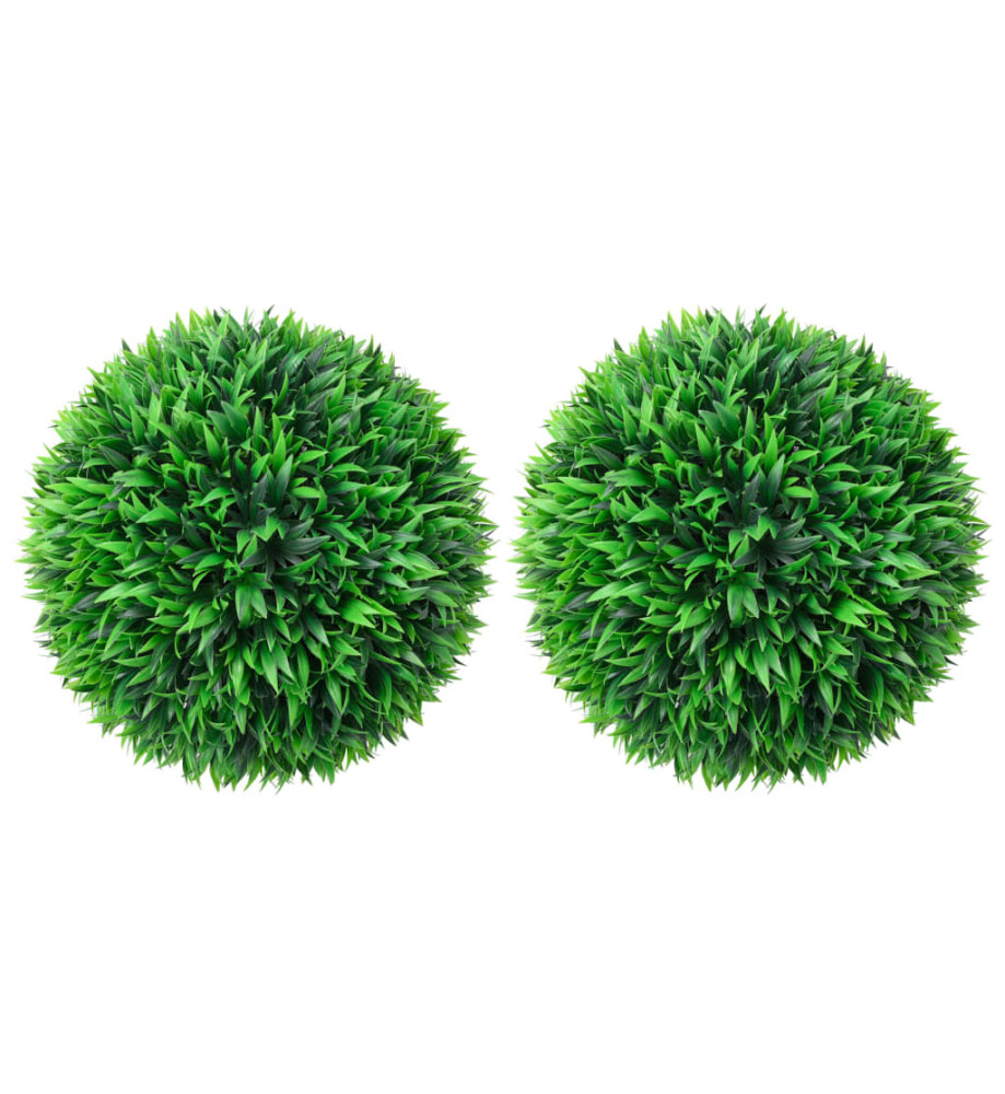 Boules de buis artificielles 2 pcs 47 cm