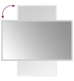 Miroir de salle de bain à LED 40x70 cm