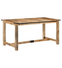 Table à manger 160x80x75 cm bois de manguier massif