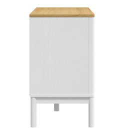 Commode FLORO blanc bois de pin massif