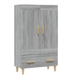 Buffet Sonoma gris 70x31x115 cm Bois d'ingénierie