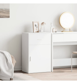 Armoire de rangement blanc 56,5x39x90 cm bois d'ingénierie