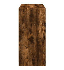 Garde-robe chêne fumé 77x48x102 cm bois d'ingénierie