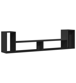 Meubles TV 2 pcs noir 100x30x50 cm bois d'ingénierie