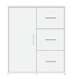 Buffet blanc 60x31x70 cm bois d'ingénierie