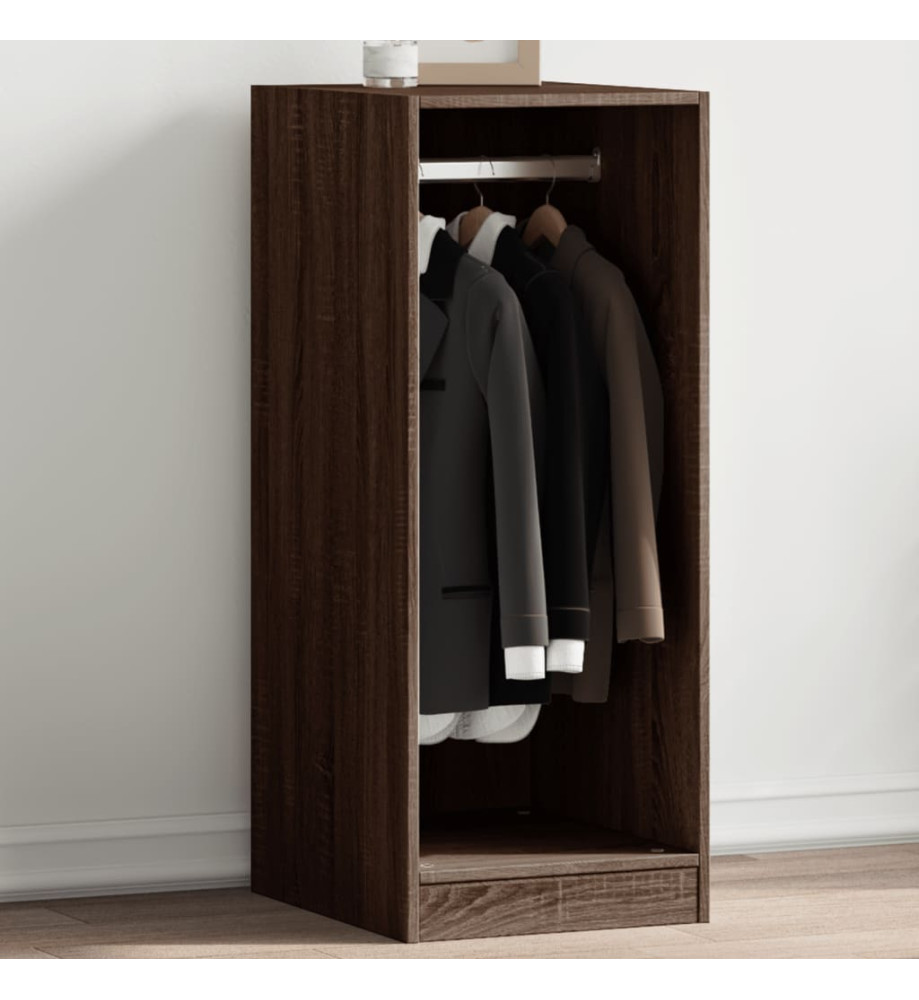 Garde-robe sonoma gris 48x41x102 cm bois d'ingénierie