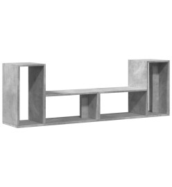 Meubles TV 2 pcs gris béton 75x30x50 cm bois d'ingénierie