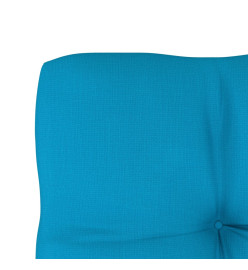 Pouf palette de jardin Bois de pin imprégné de blanc