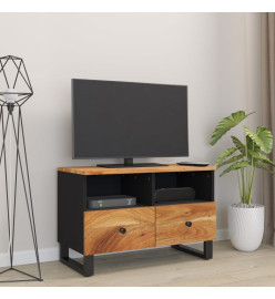 Meuble TV 70x33x46 cm Bois d'acacia massif